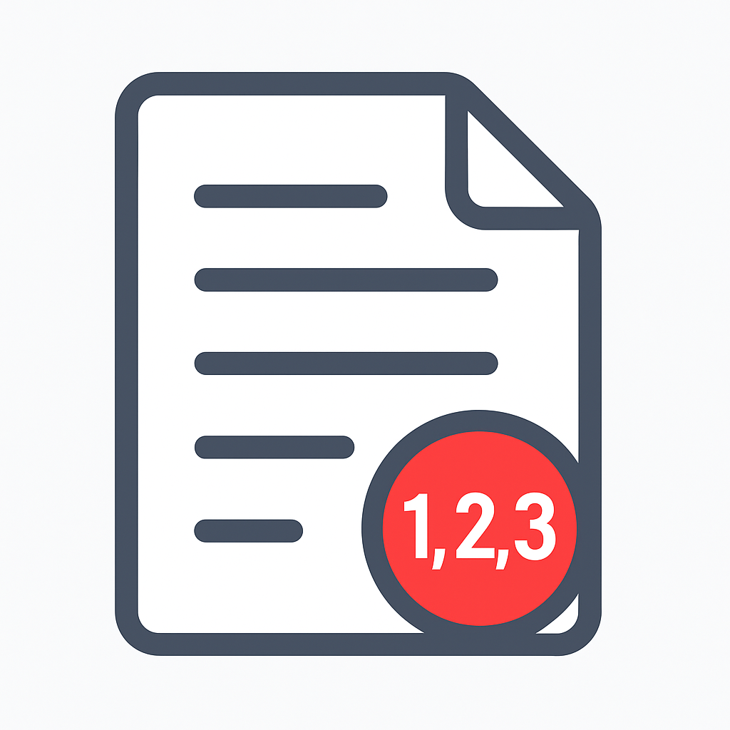 Number PDF